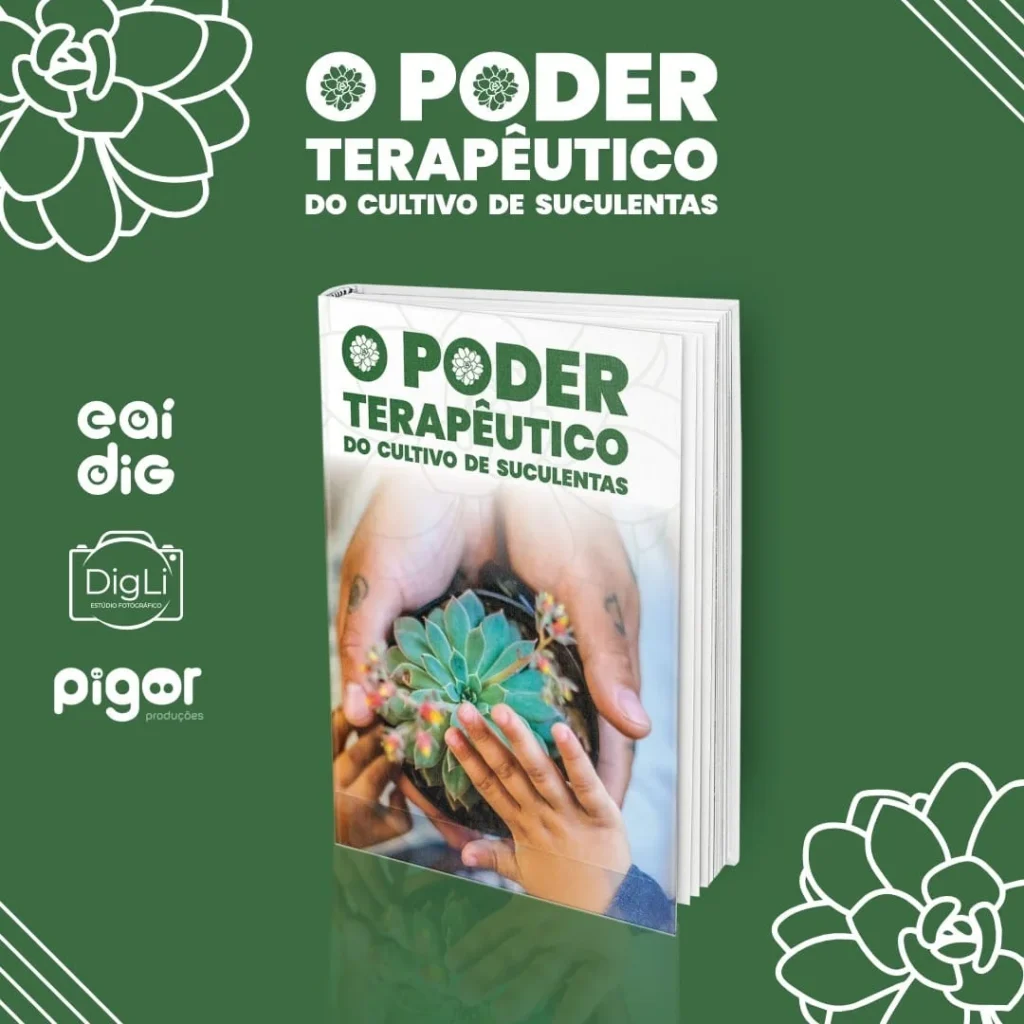 Livro o poder terapêutico do cultivo de suculentas
